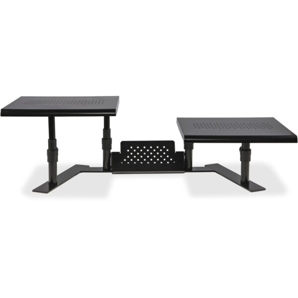 Allsop Metal Art ErgoTwin Height Adjustable Dual Monitor Stand - Image 3