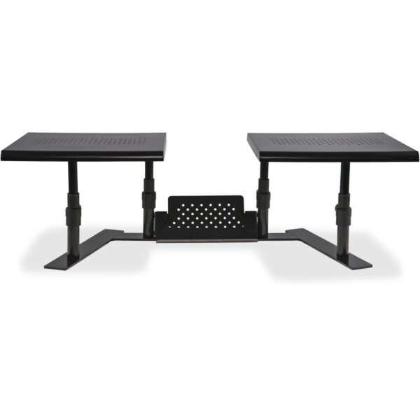 Allsop Metal Art ErgoTwin Height Adjustable Dual Monitor Stand