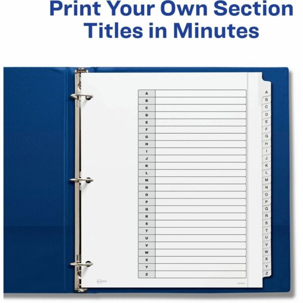 Avery Extra Wide A-Z Tabs Ready Index Dividers - Image 4