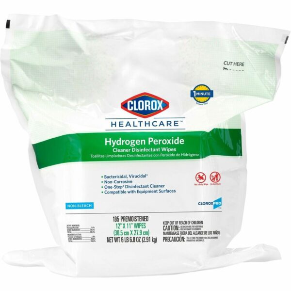 Clorox Healthcare Hydrogen Peroxide Cleaner Disinfectant Wipes