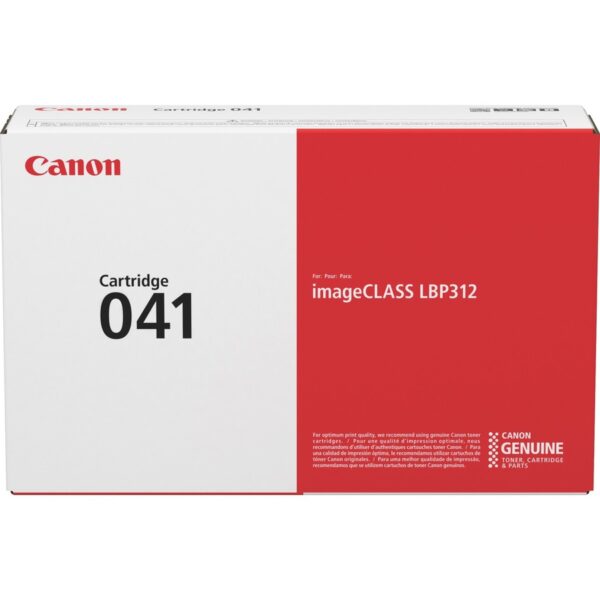 Canon 041 Original Standard Yield Laser Toner Cartridge - Black - 1 Each