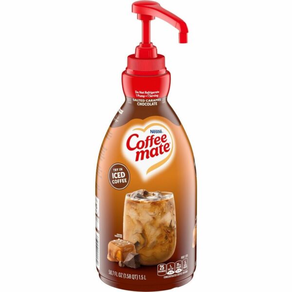 Coffee mate Salted Caramel Chocolate Liquid Coffee Creamer Pump Bottle