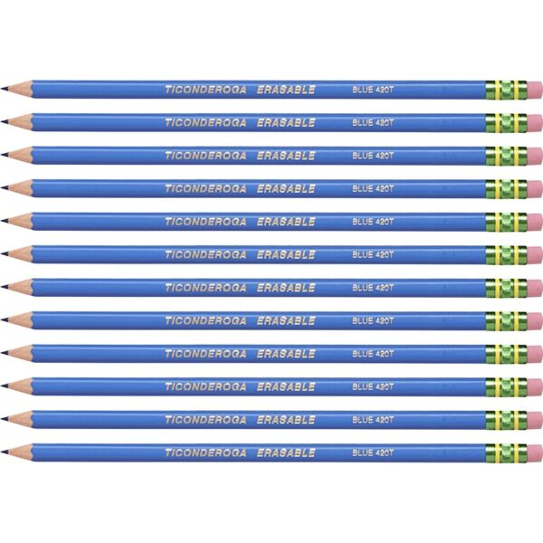 Ticonderoga Pre-Sharpened Erasable Checking Pencils