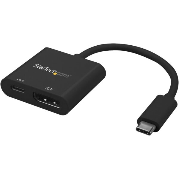 StarTech.com USB-C to DisplayPort Adapter with USB Power Delivery - 4K 60Hz