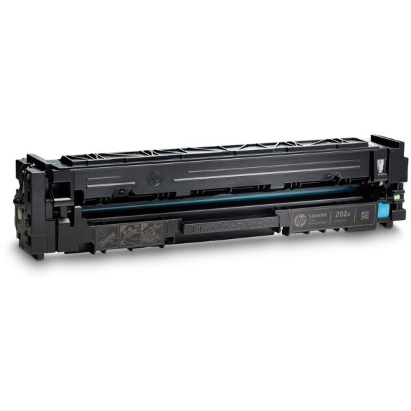 HP 202A (CF501A) Original Standard Yield Laser Toner Cartridge - Cyan - 1 Each - Image 2