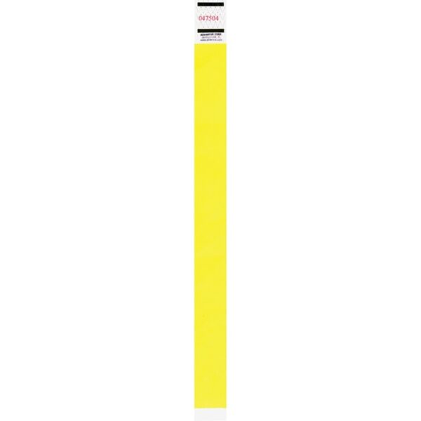 Advantus Neon Tyvek Wristbands