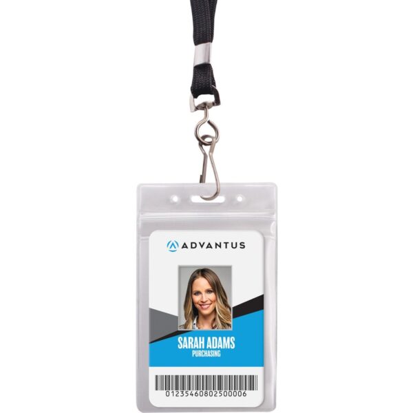 Advantus ID Holder/Lanyard Combo Pack