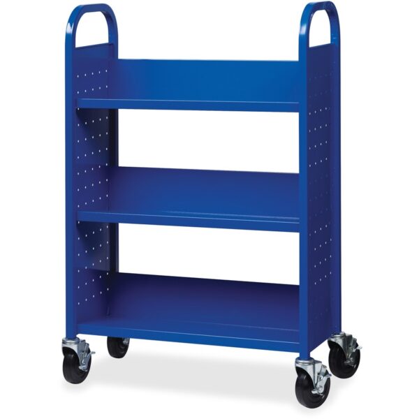 Lorell Single-sided Book Cart - Image 2