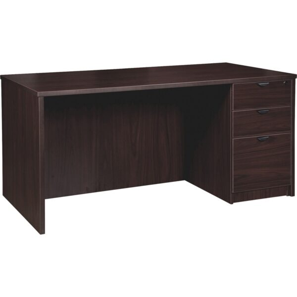 Lorell Prominence 2.0 3/4 Double-Pedestal Desk