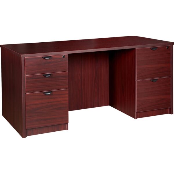 Lorell Prominence 2.0 Double-Pedestal Desk