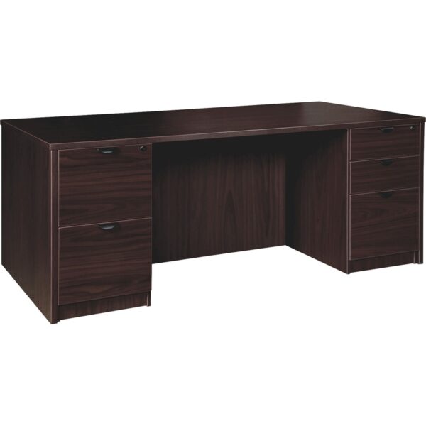 Lorell Prominence 2.0 Double-Pedestal Desk