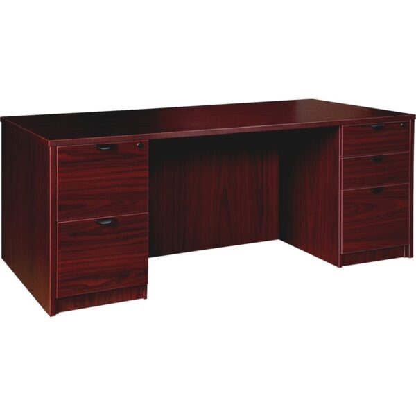 Lorell Prominence 2.0 Double-Pedestal Desk