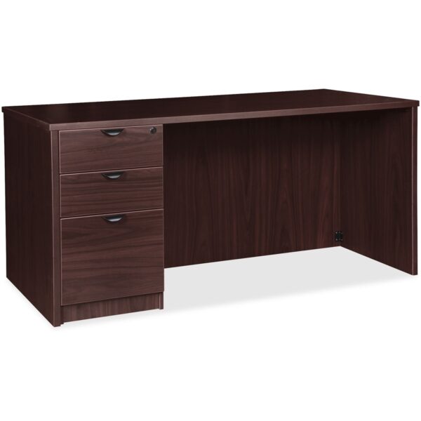 Lorell Prominence 2.0 Left-Pedestal Desk