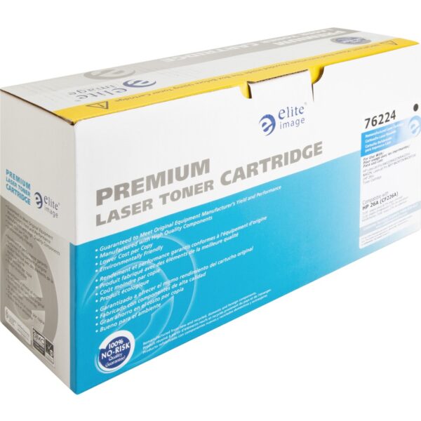 Elite Image Remanufactured Laser Toner Cartridge - Alternative for HP 26A (CF226A) - Black - 1 Each - Image 3