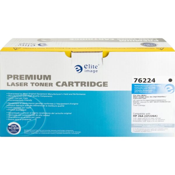 Elite Image Remanufactured Laser Toner Cartridge - Alternative for HP 26A (CF226A) - Black - 1 Each - Image 5