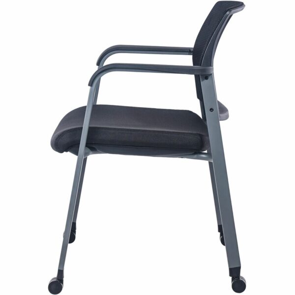 Lorell Mesh Back Guest Chair with Casters - Image 2