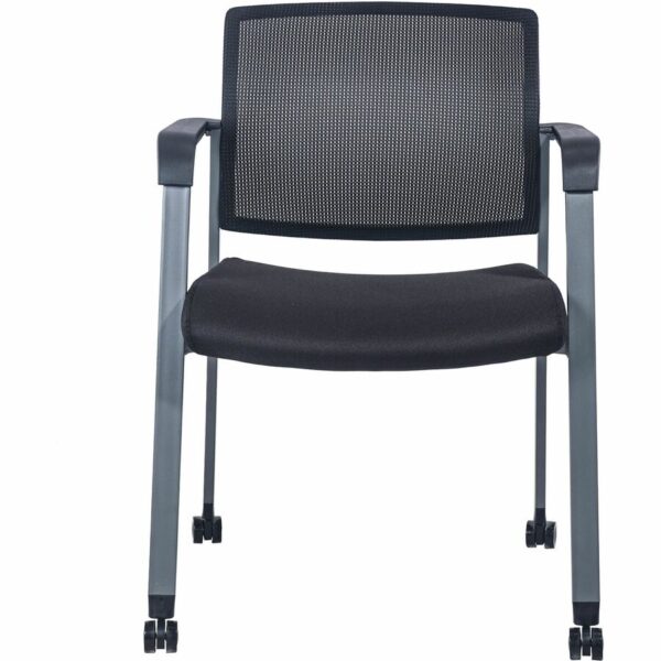 Lorell Mesh Back Guest Chair with Casters - Image 5