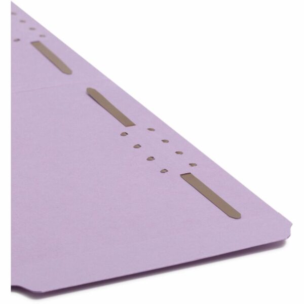 Smead 1/3 Tab Cut Legal Recycled Fastener Folder - Image 3