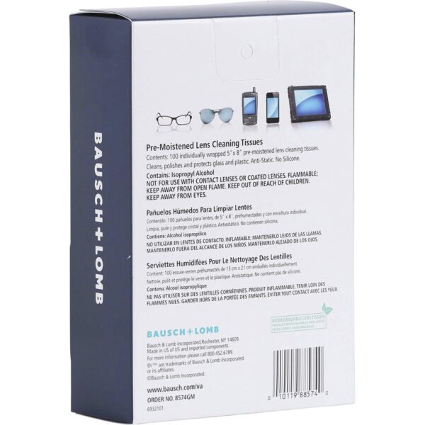 Bausch + Lomb Sight Savers Lens Cleaning Tissues - Image 2