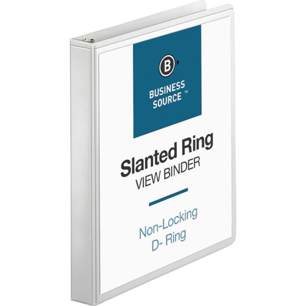 Business Source Basic D-Ring View Binders - Image 4