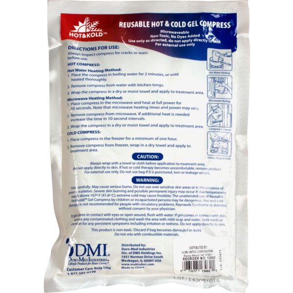 First Aid Only Reusable Hot/Cold Gel Pack