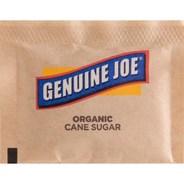 Genuine Joe Turbinado Natural Cane Sugar Packets - Image 2