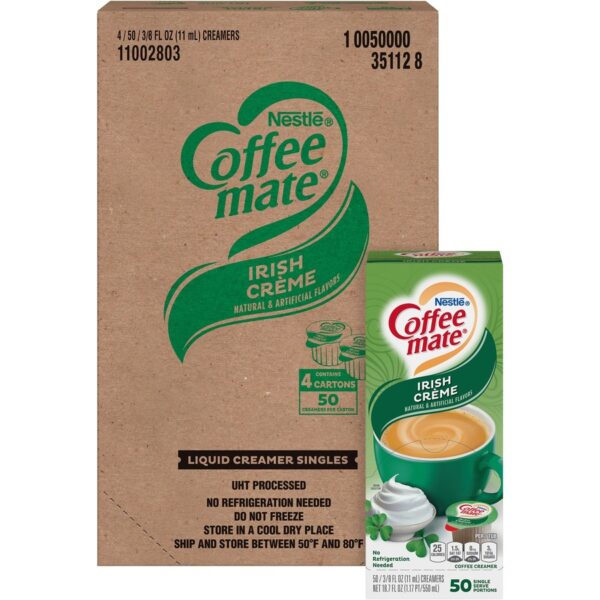 Coffee mate Irish Creme Liquid Creamer Singles - Gluten-Free