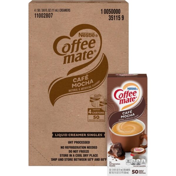 Coffee mate Cafe Mocha Liquid Creamer Singles - Gluten-Free