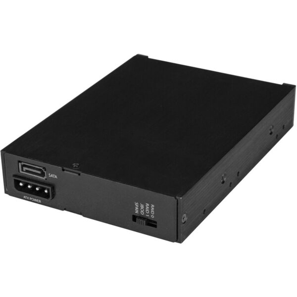 StarTech.com Dual-Bay 2.5" SATA SSD / HDD Rack for 3.5" Bay - Trayless - RAID - Image 2