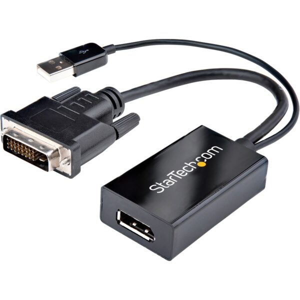 StarTech.com DVI to DisplayPort Adapter with USB Power - 1920 x 1200