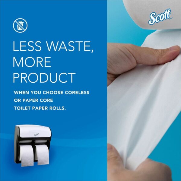 Scott Pro High-Capacity Coreless Standard Roll Toilet Paper Dispenser - Image 3