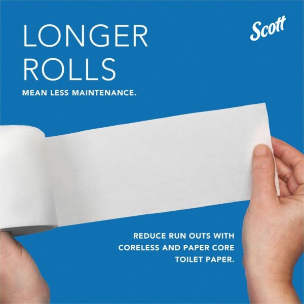 Scott Pro High-Capacity Coreless Standard Roll Toilet Paper Dispenser - Image 4