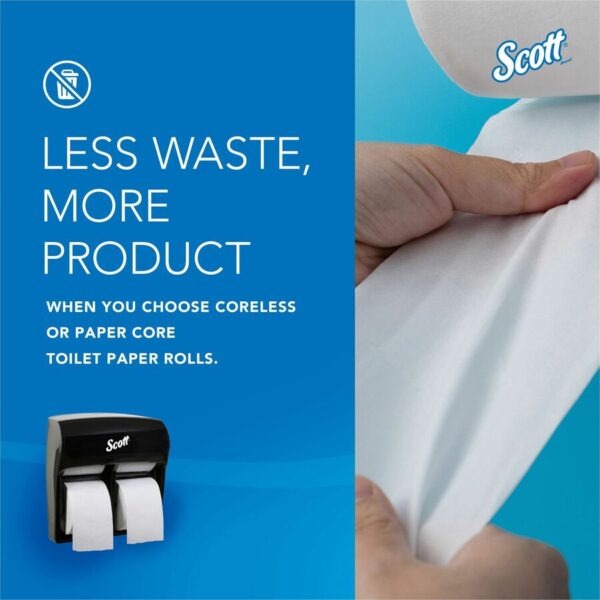 Scott Pro High-Capacity Coreless Standard Roll Toilet Paper Dispenser - Image 3