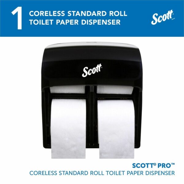 Scott Pro High-Capacity Coreless Standard Roll Toilet Paper Dispenser - Image 6