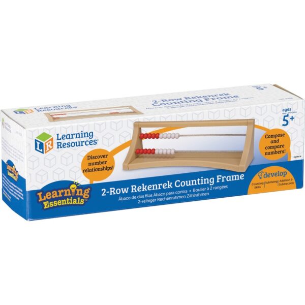 Learning Resources 2 Row Rekenrek Counting Frame