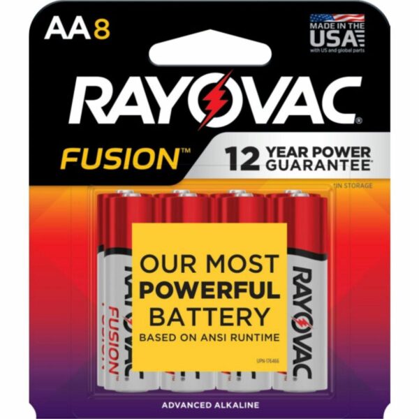 Rayovac Fusion Advanced Alkaline AA Batteries