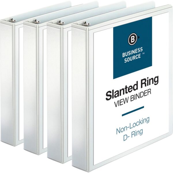 Business Source Basic D-Ring View Binders