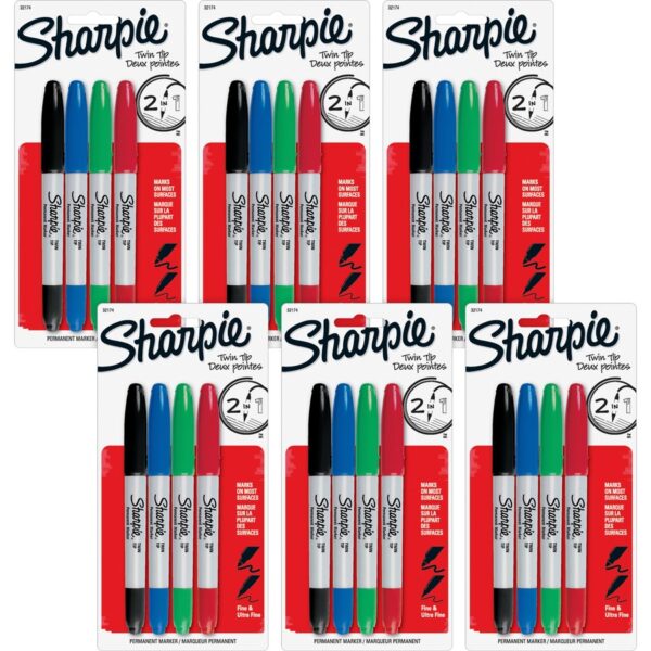 Sharpie Twin Tip Permanent Markers