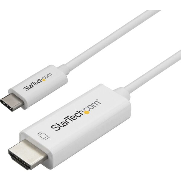 StarTech.com 1m (3 ft.) USB-C to HDMI Cable - 4K at 60Hz - White