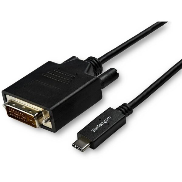 StarTech.com 3 m (10 ft.) USB-C to DVI Cable - 1920 x 1200 - Black