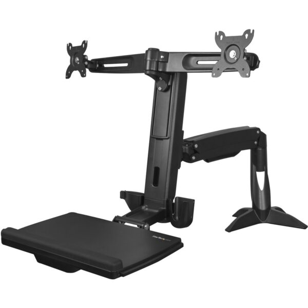 StarTech.com Desk Mount for Mouse, Keyboard, Monitor - Black - TAA Compliant