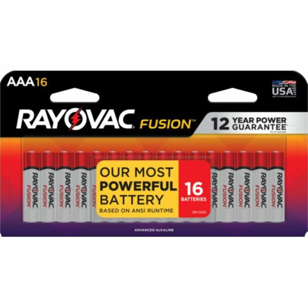 Rayovac Fusion Alkaline AAA Batteries