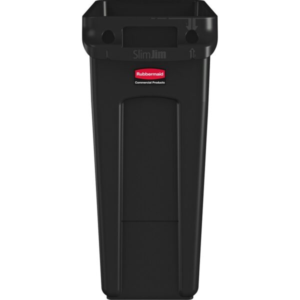 Rubbermaid Commercial Slim Jim 16-Gallon Vented Waste Container - Image 2