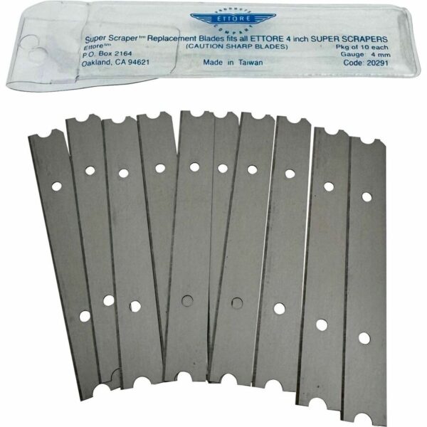 Ettore 4" Replacement Scraper Blades