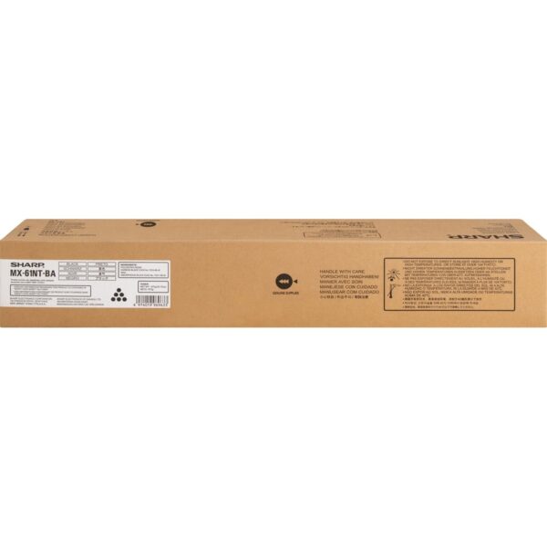 Sharp MX-61NT Original Laser Toner Cartridge - Black - 1 Each