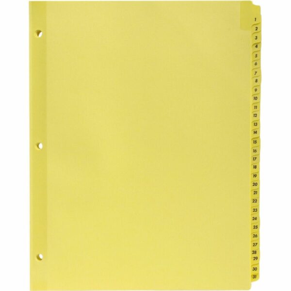 Business Source Preprinted 1-31 Tab Index Dividers - Image 2