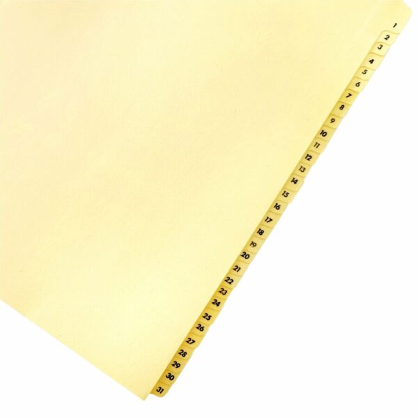 Business Source Preprinted 1-31 Tab Index Dividers - Image 3