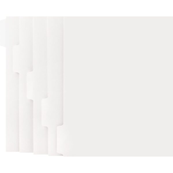 Business Source Straight Collated Print-on Tab Divider