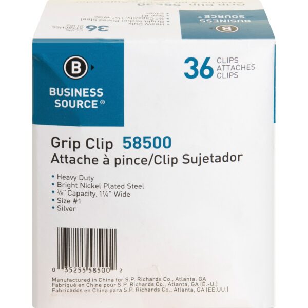 Business Source Bulldog Grip Clips - Image 2