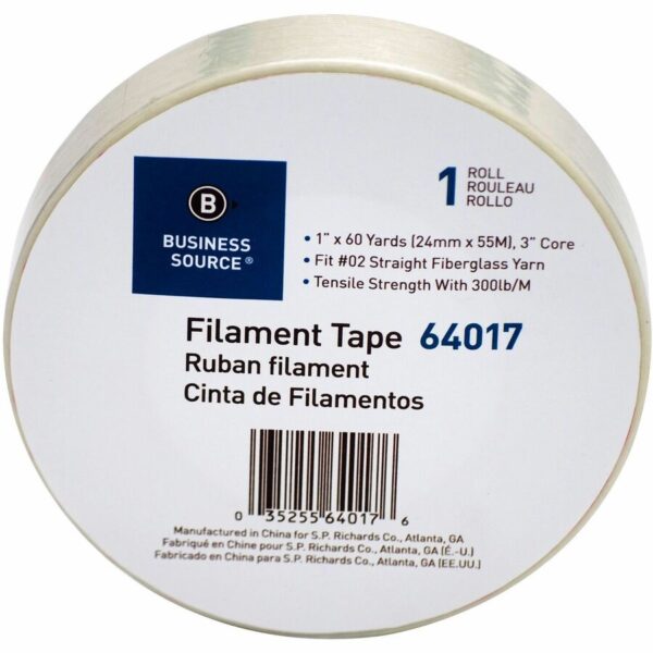 Business Source Heavy-duty Filament Tape